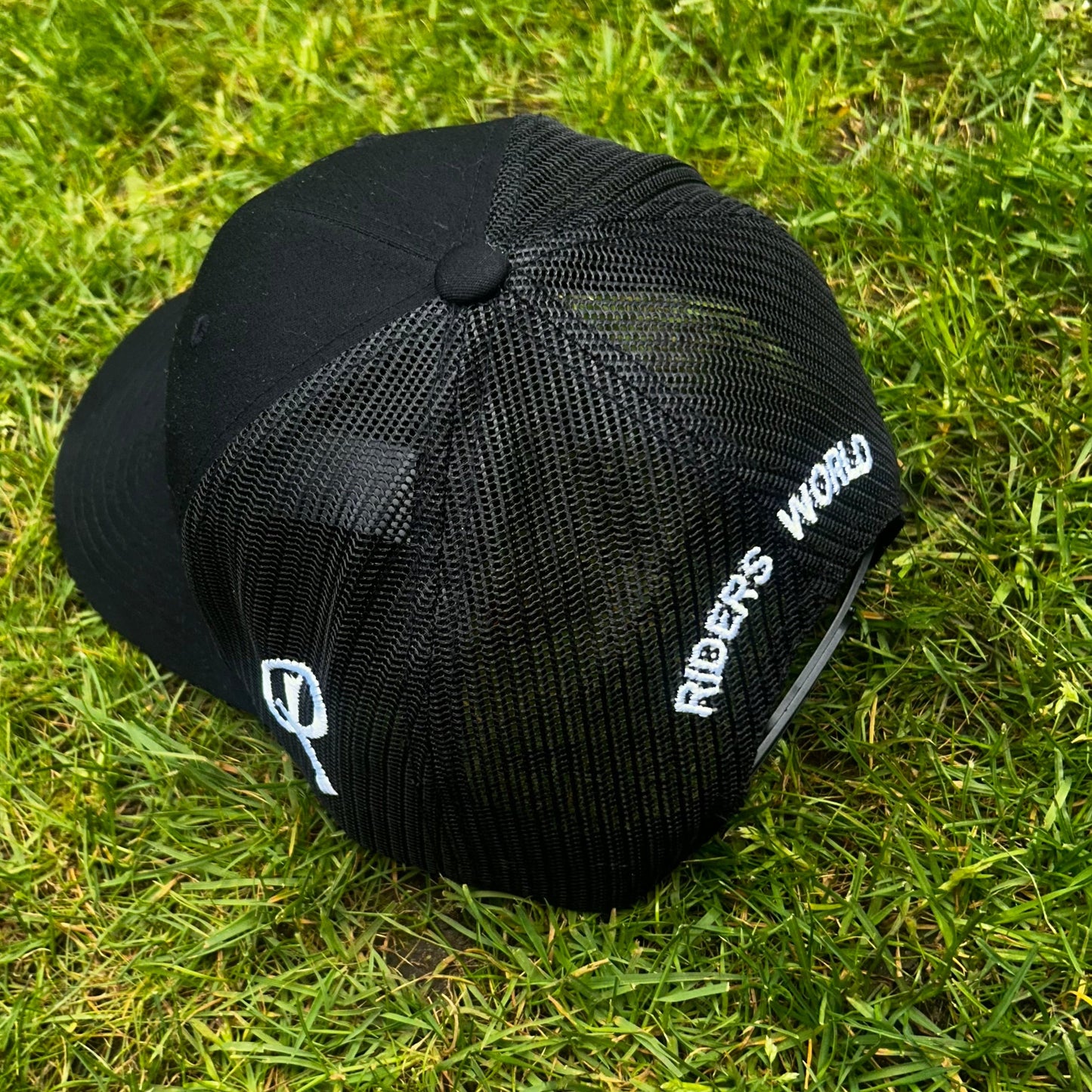 Riders bubble script cap